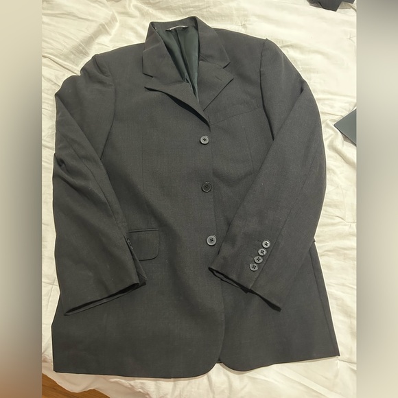 Mens Black Sports Coat Claiborne Exclusive for Macy’s Size 44R - Picture 1 of 12